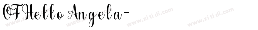 OF Hello Angela字体转换